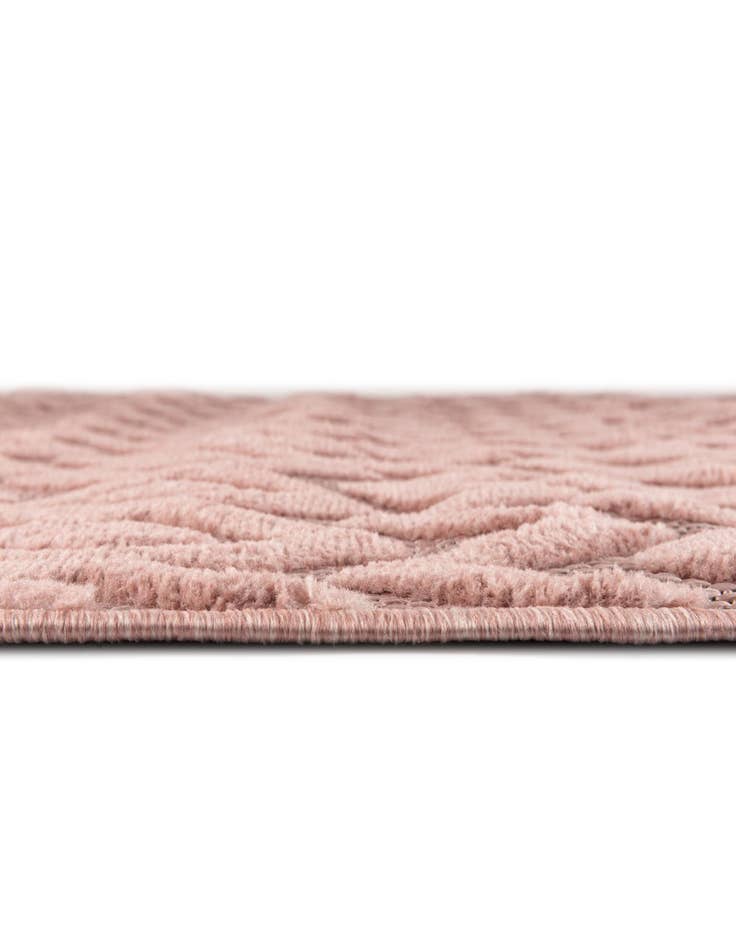Detail image of  7' 10 x 7' 10  Washable Trellis Textured Indoor / Outdoor Square Rug