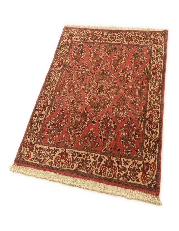 Detail image of  4' x 4' 2 Sarouk Square Rug