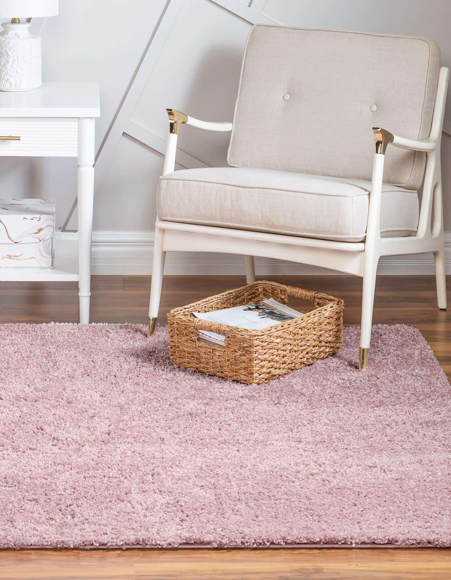 Primary image of  7' 10 x 7' 10 Soft Solid Shag Square Rug