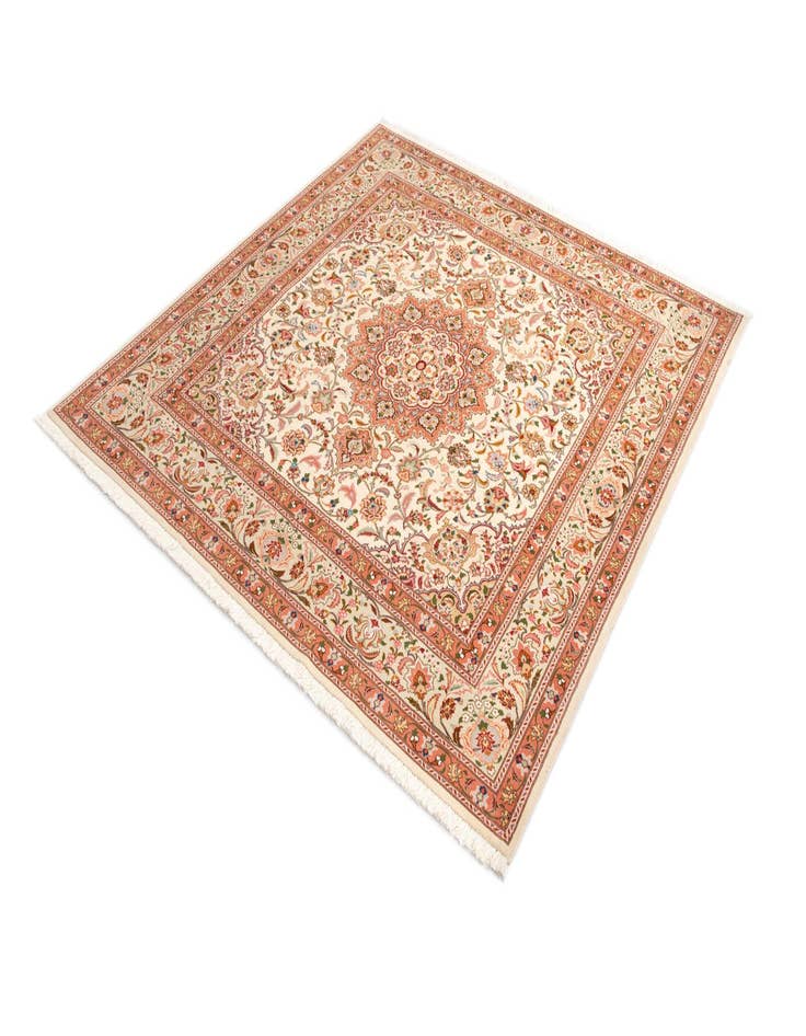 Detail image of  6' 6 x 6' 6 Tabriz Square Rug