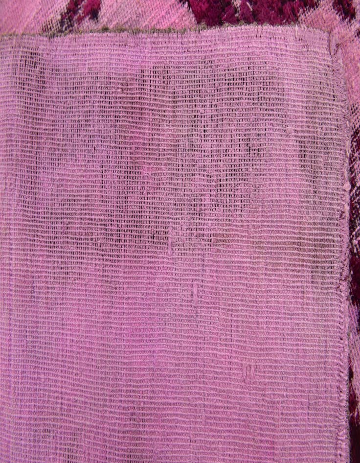 Detail image of  4' 3 x 4' 7  Hand Knotted Ultra Vintage Persian Wool Square Rug