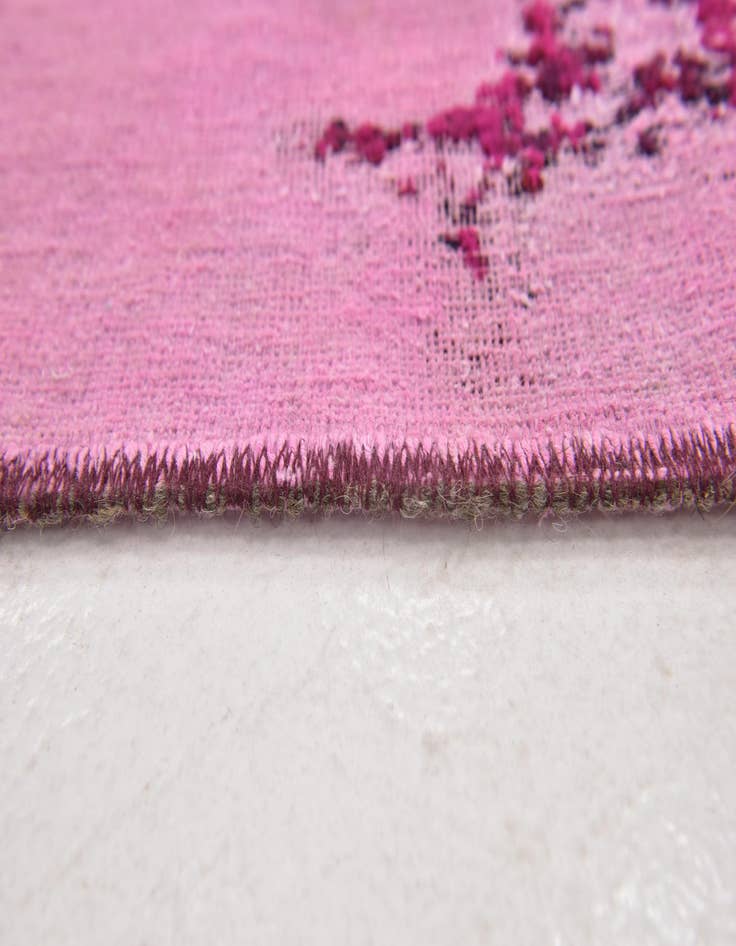 Detail image of  4' 3 x 4' 7  Hand Knotted Ultra Vintage Persian Wool Square Rug