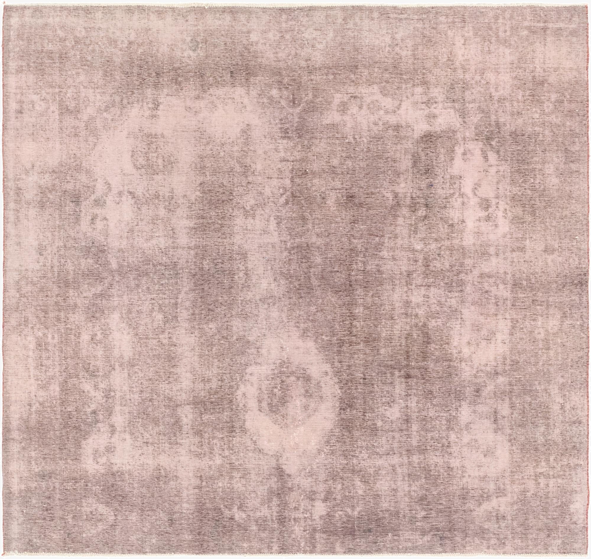  8' 9 x 9' 4  Hand Knotted Ultra Vintage Persian Wool Square Rug