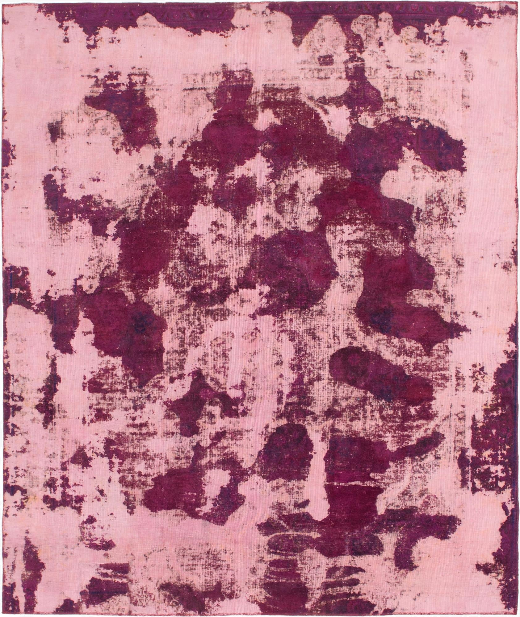  9' 2 x 10' 10  Hand Knotted Ultra Vintage Persian Wool Square Rug