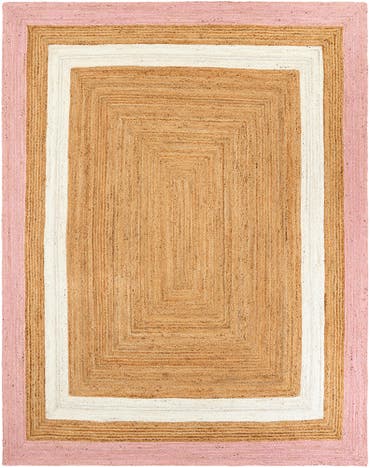  7' 10 x 10'  Hand Braided Jute Rug