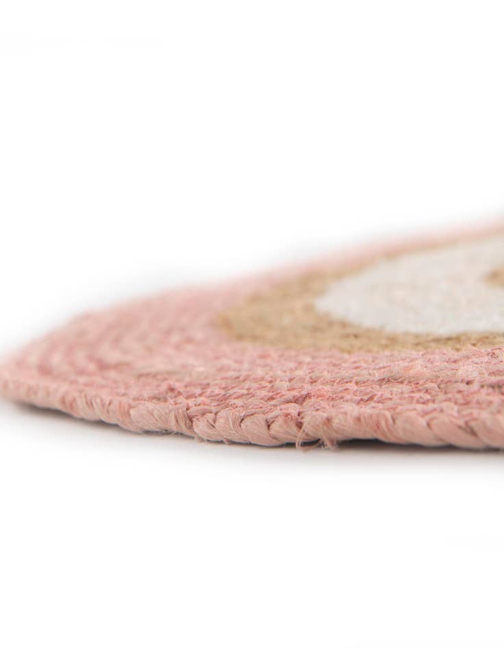 Detail image of  7' 10 x 7' 10  Hand Braided Jute Round Rug