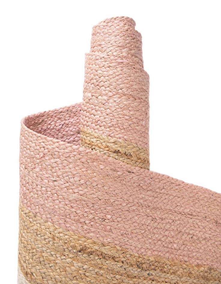 Detail image of  7' 10 x 7' 10  Hand Braided Jute Round Rug