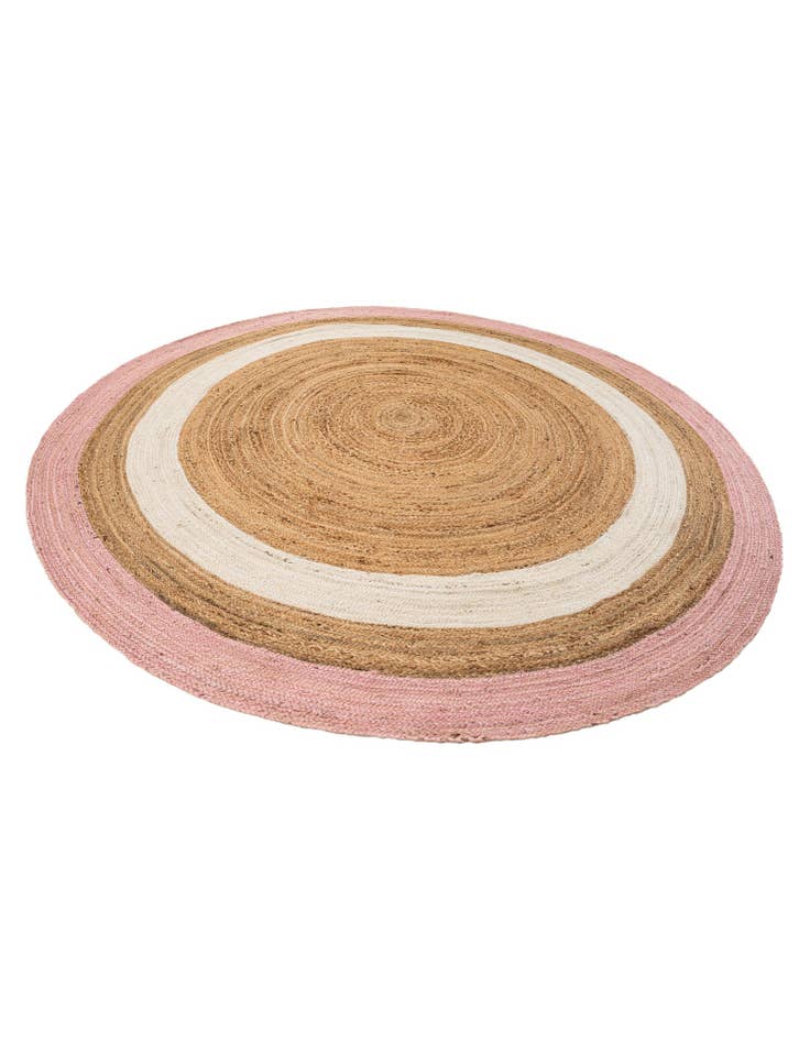 Detail image of  7' 10 x 7' 10  Hand Braided Jute Round Rug