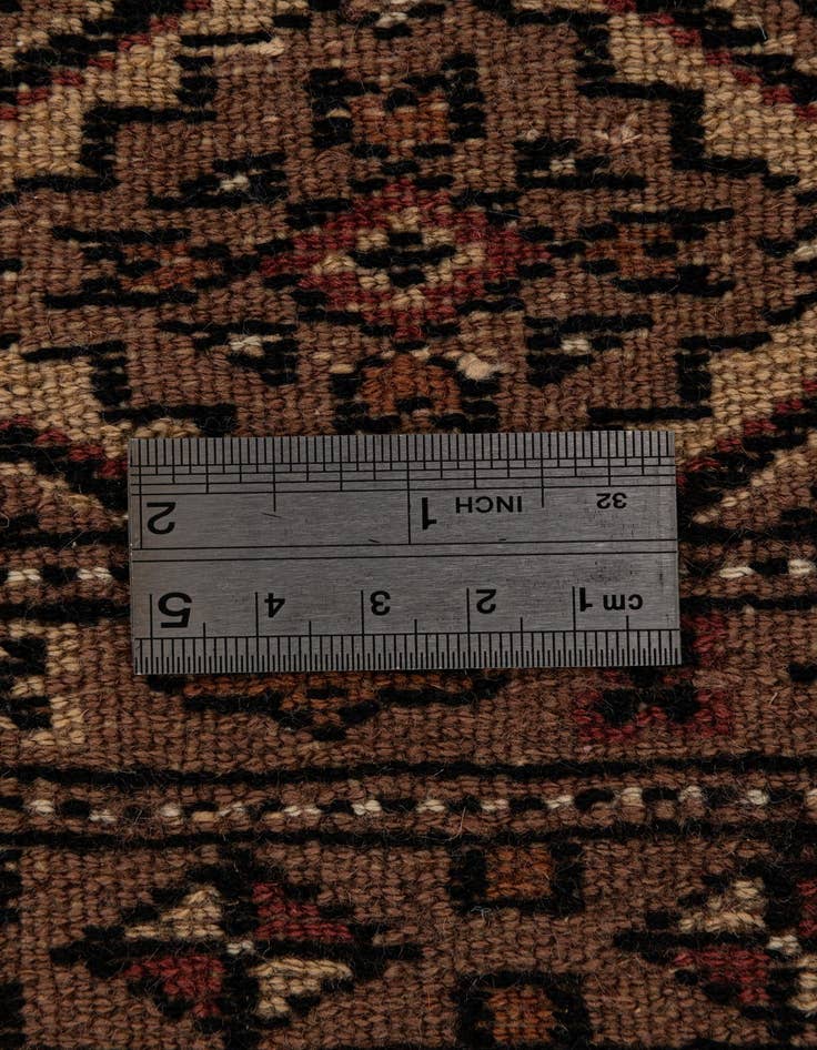 Detail image of  4' 3 x 5' 10  Hand Knotted Bokhara Oriental Wool Rug