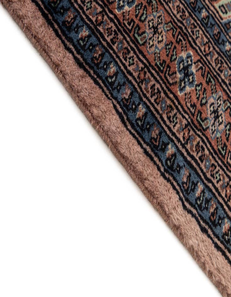 Detail image of  4' 3 x 6'  Hand Knotted Bokhara Oriental Wool Rug