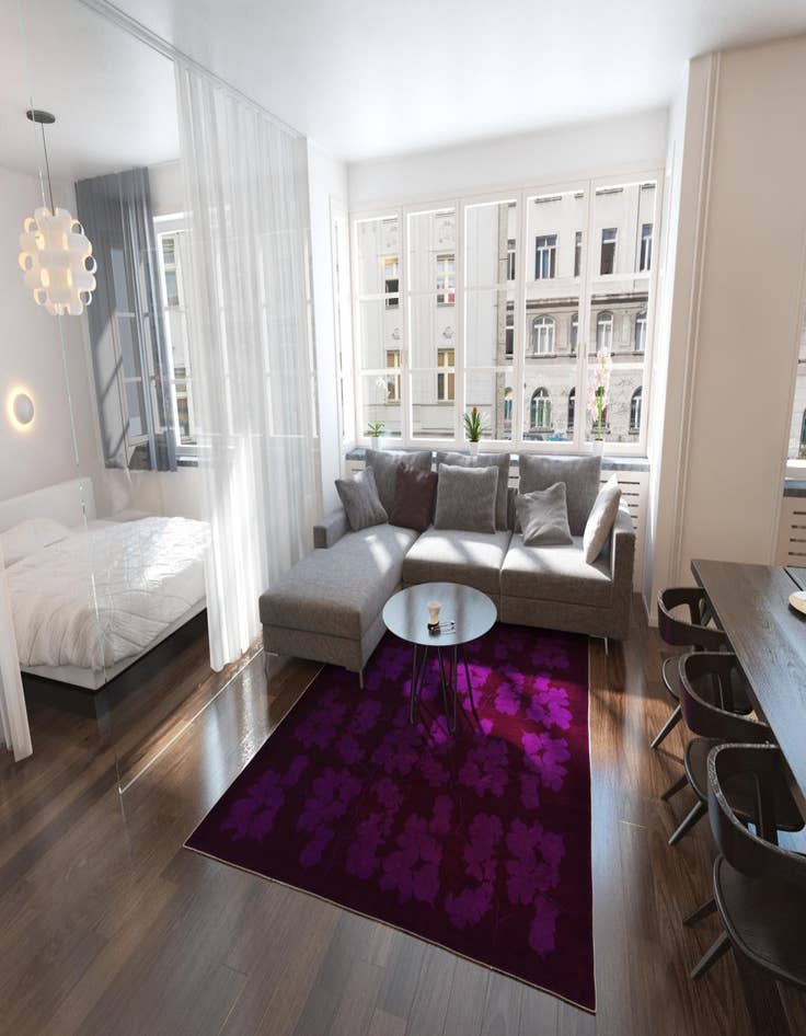 Detail image of  7' 5 x 9' 8  Hand Knotted Darya Oriental Rug