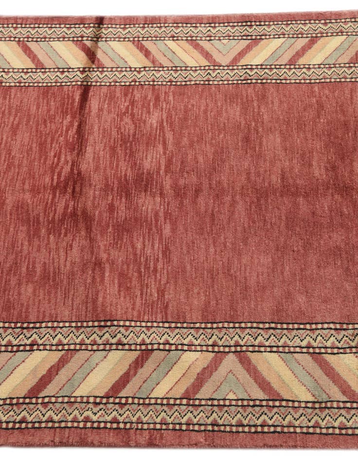Detail image of  3' 2 x 5' 3  Hand Knotted Kashkuli Gabbeh Oriental Wool Rug