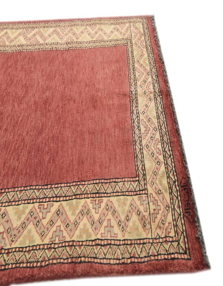 Detail image of  3' 2 x 5' 8  Hand Knotted Kashkuli Gabbeh Oriental Wool Rug