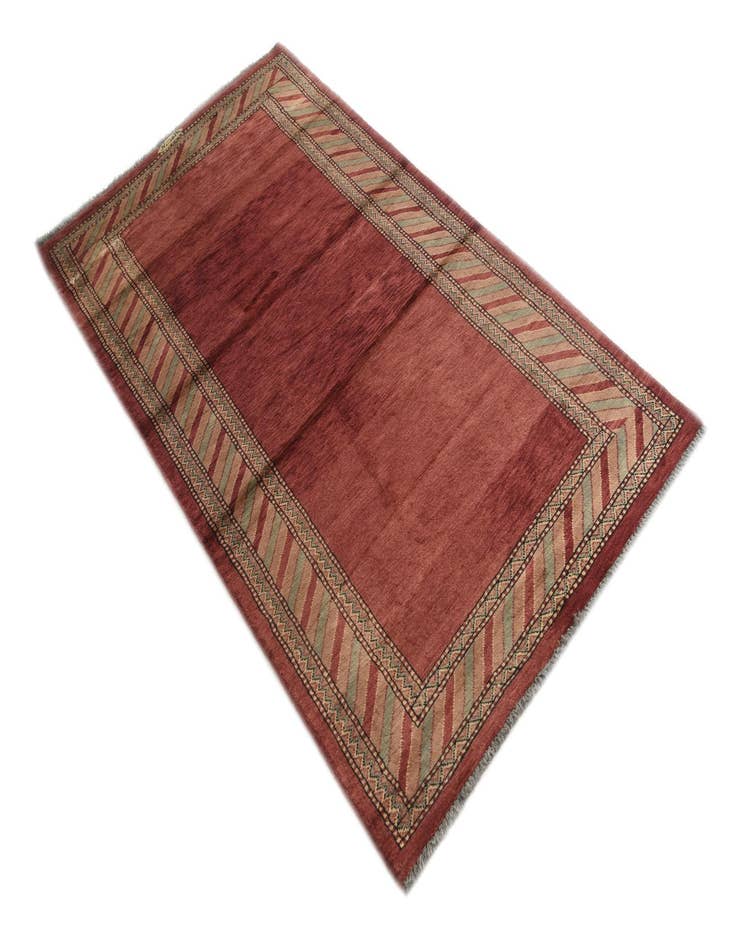 Detail image of  3' 2 x 5' 7  Hand Knotted Kashkuli Gabbeh Oriental Wool Rug