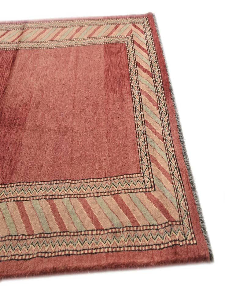Detail image of  3' 2 x 5' 7  Hand Knotted Kashkuli Gabbeh Oriental Wool Rug