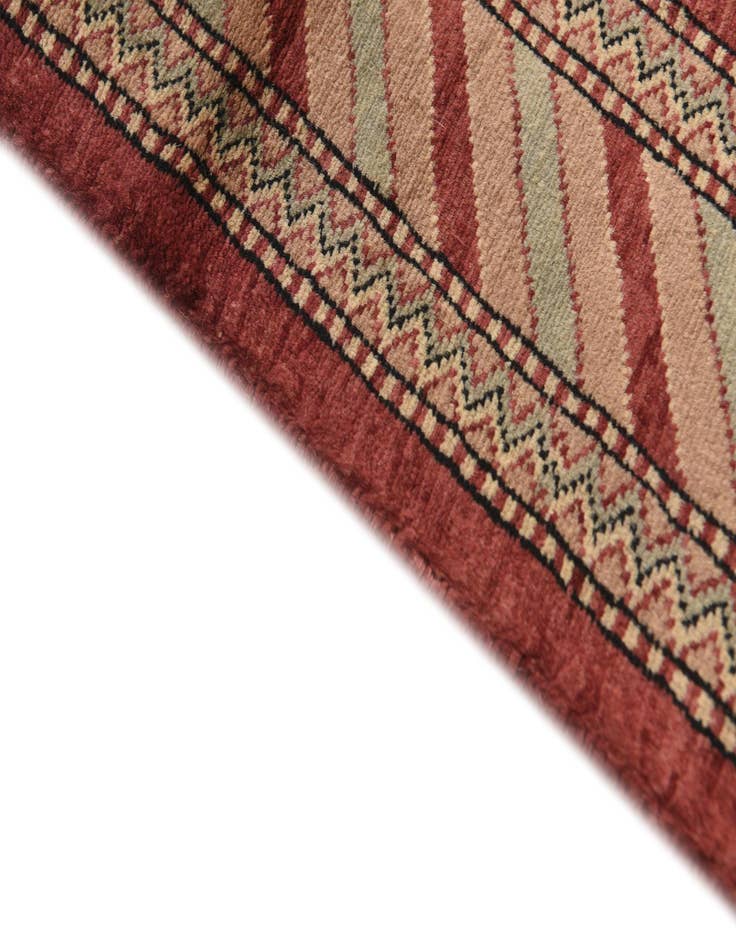 Detail image of  3' 2 x 5' 7  Hand Knotted Kashkuli Gabbeh Oriental Wool Rug