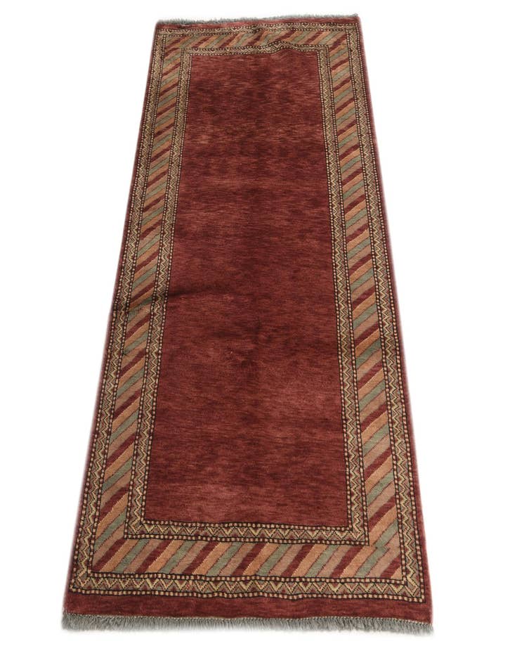 Detail image of  3' 3 x 5' 2  Hand Knotted Kashkuli Gabbeh Oriental Wool Rug