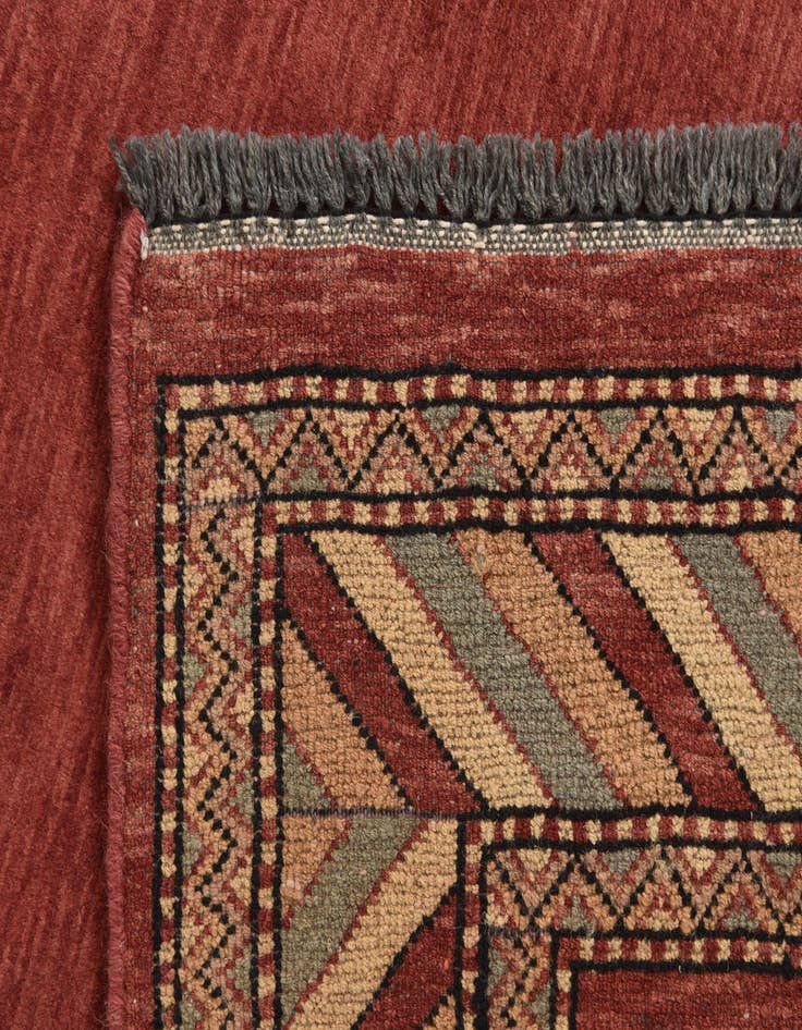 Detail image of  3' 2 x 4' 10  Hand Knotted Kashkuli Gabbeh Oriental Wool Rug