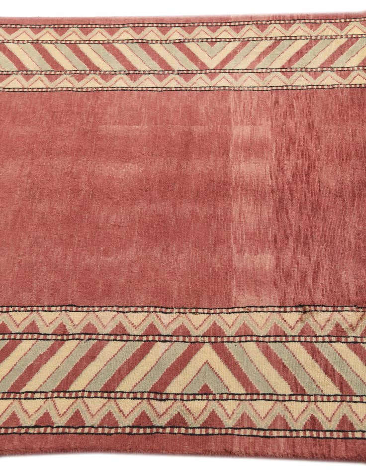 Detail image of  3' 2 x 5' 2  Hand Knotted Kashkuli Gabbeh Oriental Wool Rug