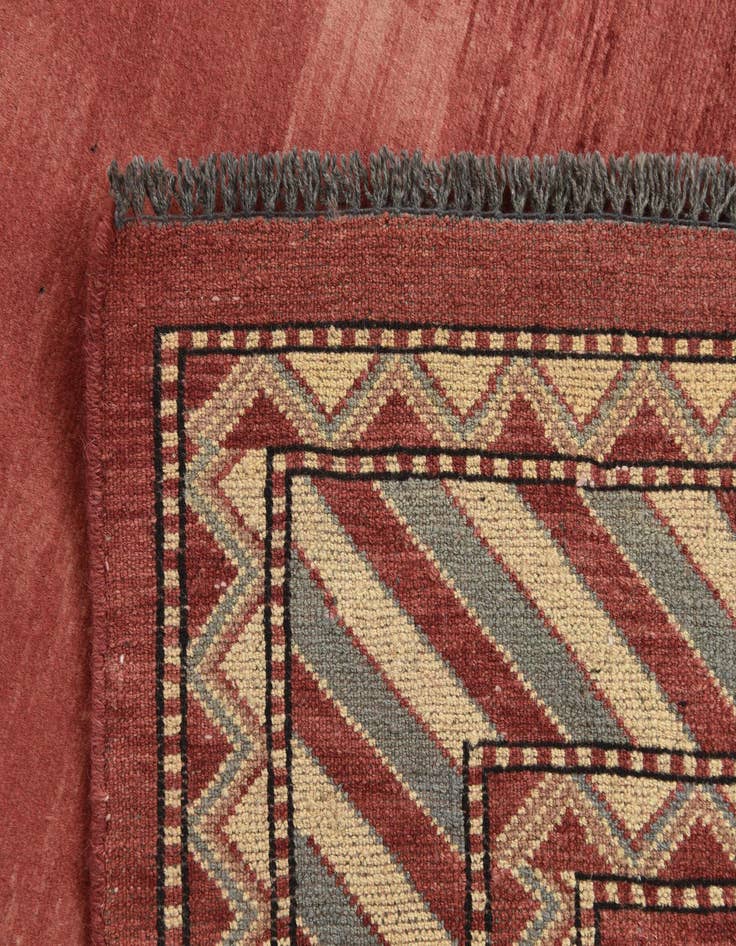 Detail image of  3' 2 x 5' 2  Hand Knotted Kashkuli Gabbeh Oriental Wool Rug