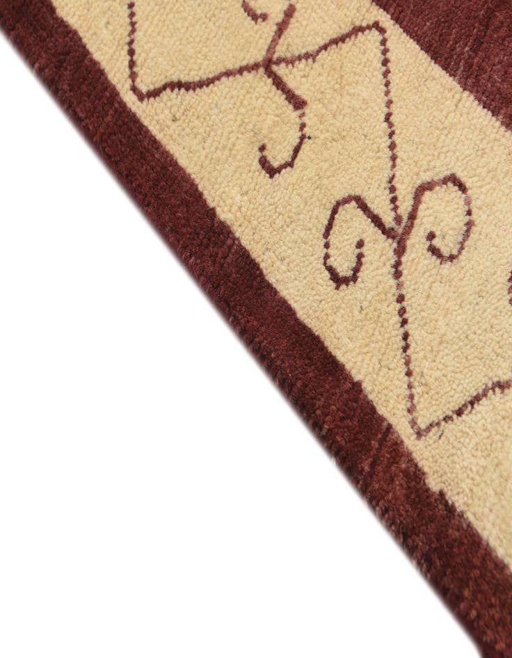 Detail image of  3' 1 x 4' 10  Hand Knotted Kashkuli Gabbeh Oriental Wool Rug