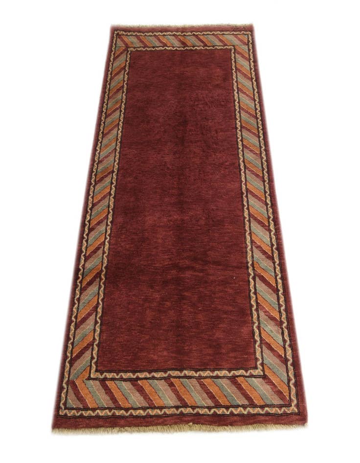 Detail image of  3' 1 x 5'  Hand Knotted Kashkuli Gabbeh Oriental Wool Rug