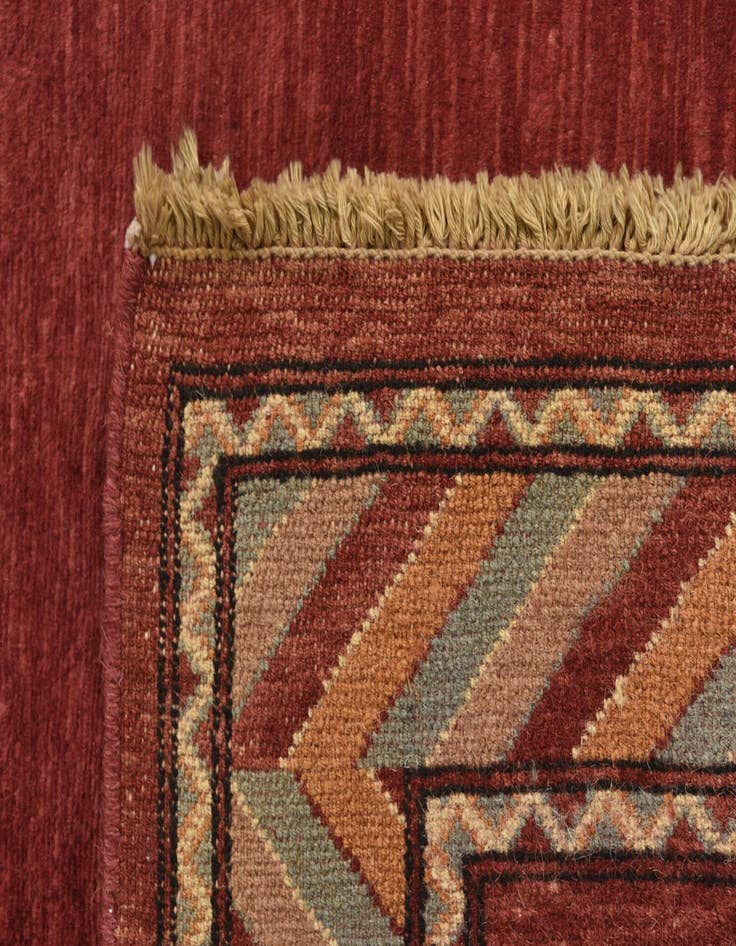 Detail image of  3' 1 x 5'  Hand Knotted Kashkuli Gabbeh Oriental Wool Rug