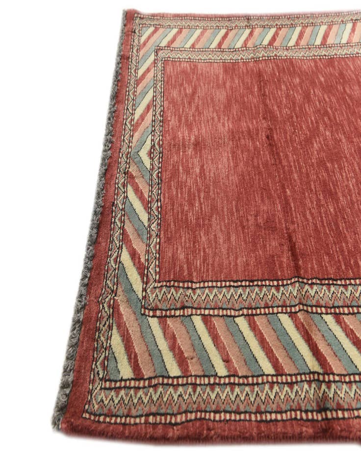 Detail image of  3' 2 x 5'  Hand Knotted Kashkuli Gabbeh Oriental Wool Rug