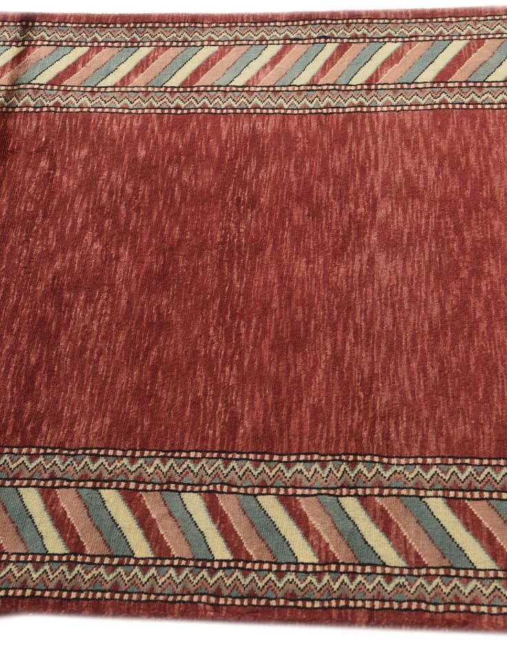 Detail image of  3' 2 x 5'  Hand Knotted Kashkuli Gabbeh Oriental Wool Rug