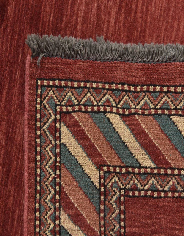 Detail image of  3' 2 x 5'  Hand Knotted Kashkuli Gabbeh Oriental Wool Rug