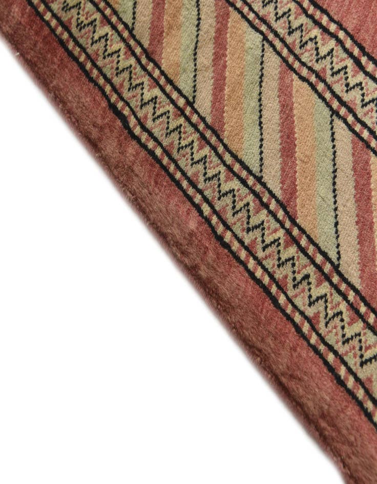 Detail image of  3' 3 x 5' 3  Hand Knotted Kashkuli Gabbeh Oriental Wool Rug