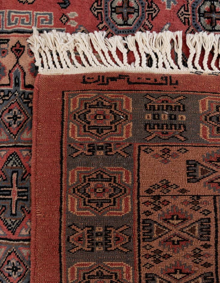 Detail image of  4' 3 x 5' 7  Hand Knotted Kazak Oriental Wool Rug