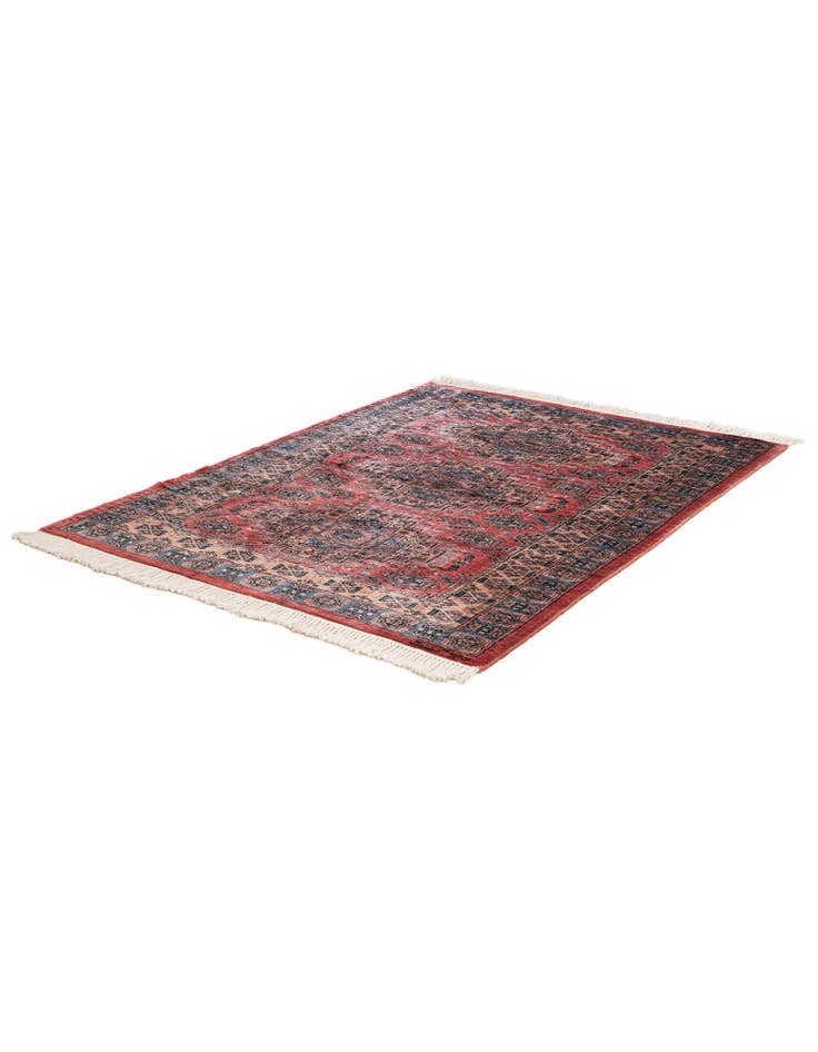 Detail image of  4' 3 x 5' 7  Hand Knotted Kazak Oriental Wool Rug