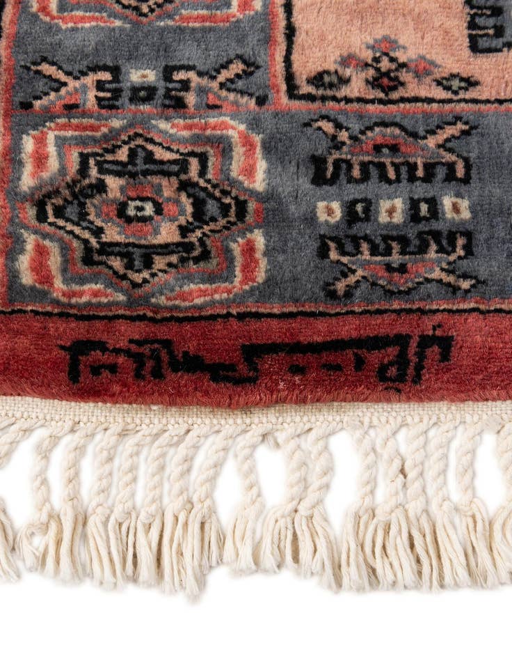 Detail image of  4' 3 x 5' 7  Hand Knotted Kazak Oriental Wool Rug