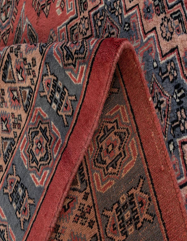Detail image of  4' 3 x 5' 7  Hand Knotted Kazak Oriental Wool Rug