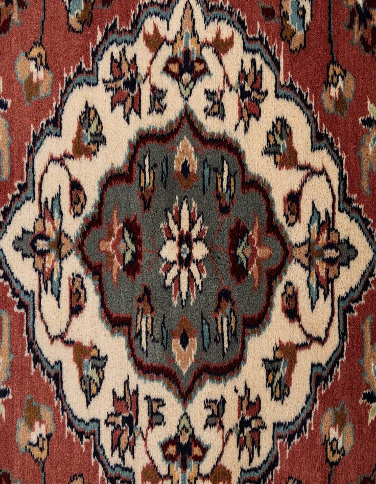 Detail image of  5' 2 x 8' 5  Hand Knotted Lahour Wool Rug