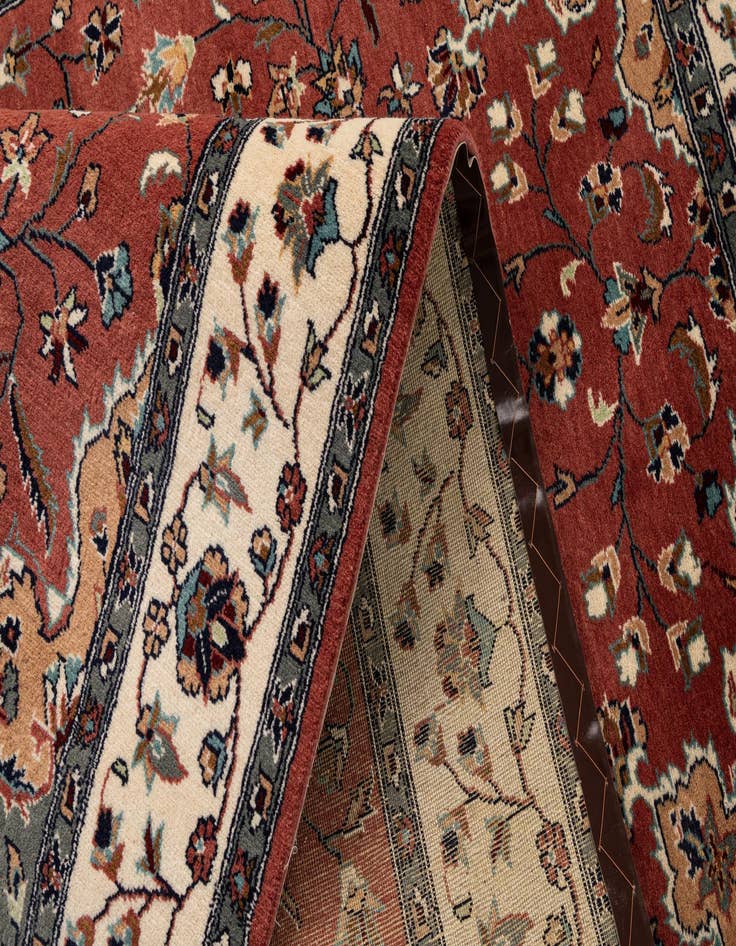 Detail image of  5' 2 x 8' 5  Hand Knotted Lahour Wool Rug