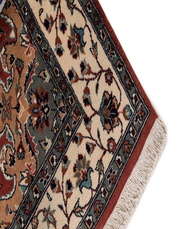 Detail image of  5' 2 x 8' 5  Hand Knotted Lahour Wool Rug