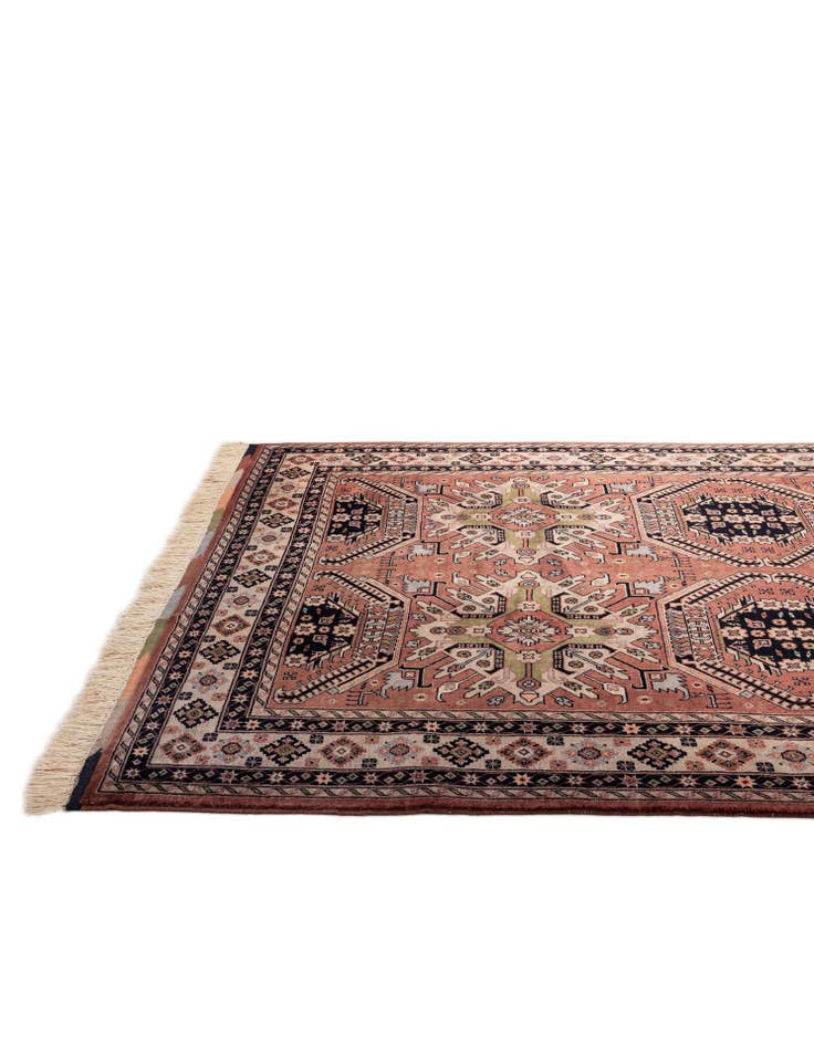 Detail image of  6' 8 x 9' 11  Hand Knotted Lahour Oriental Wool Rug