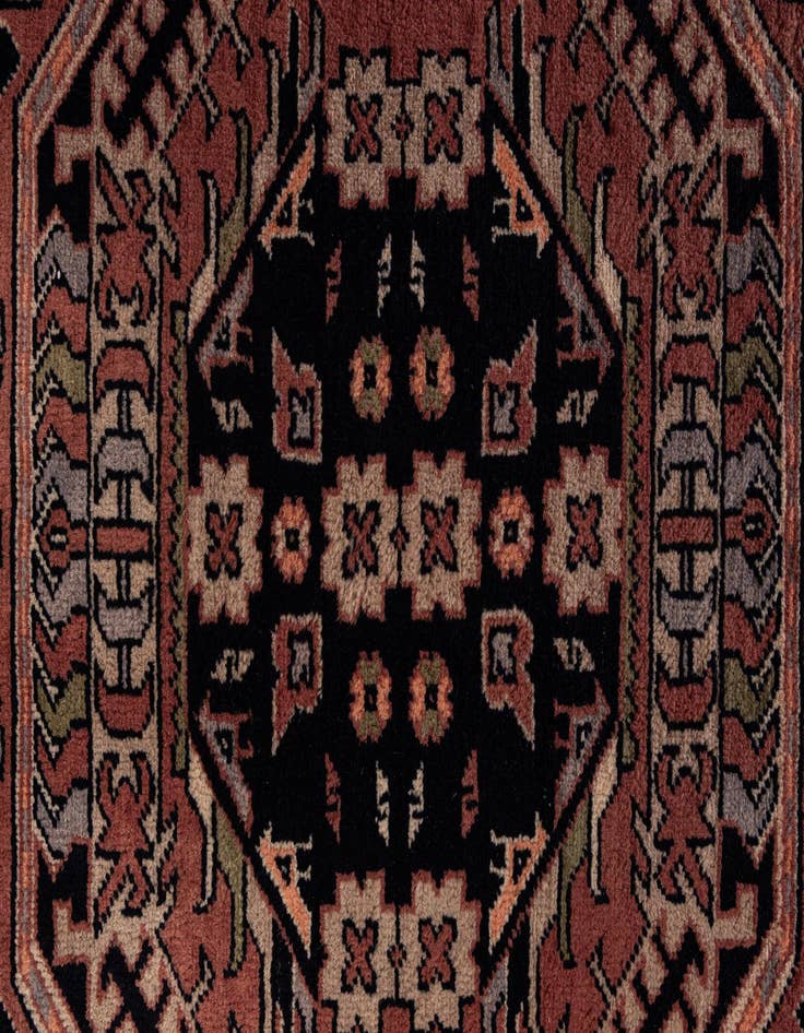 Detail image of  6' 8 x 9' 11  Hand Knotted Lahour Oriental Wool Rug