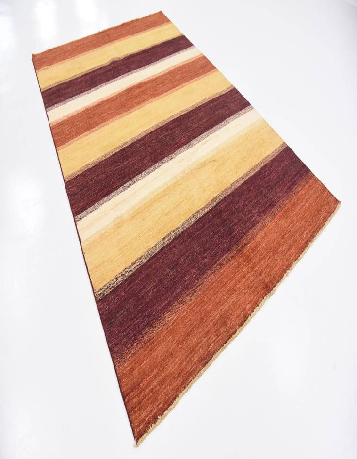 Detail image of  5' 6 x 8' 7  Hand Knotted Modern Ziegler Rug