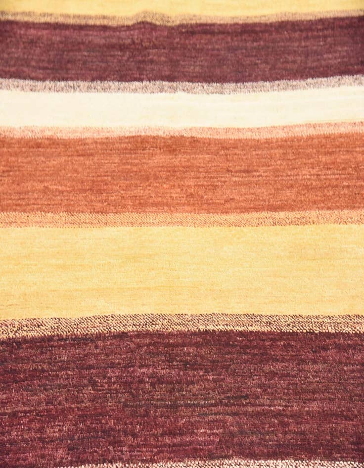 Detail image of  5' 6 x 8' 7  Hand Knotted Modern Ziegler Rug