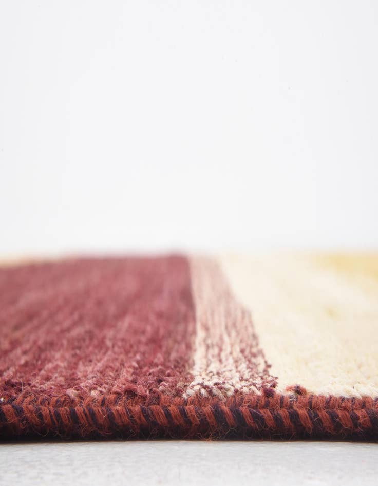 Detail image of  5' 6 x 8' 7  Hand Knotted Modern Ziegler Rug