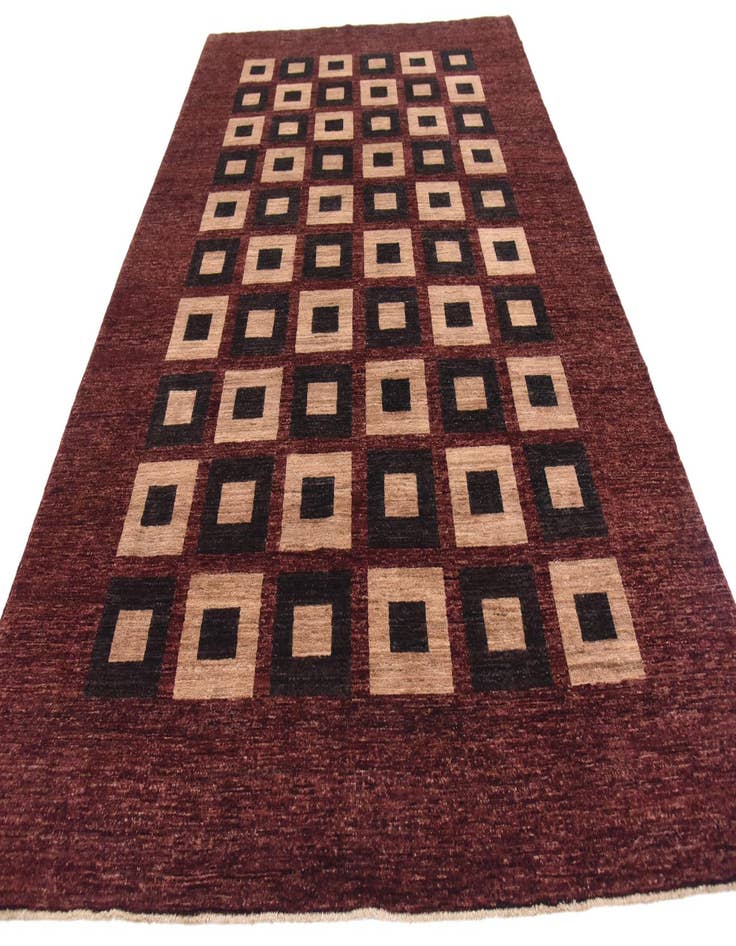 Detail image of  6' 9 x 9' 10  Hand Knotted Modern Ziegler Oriental Rug