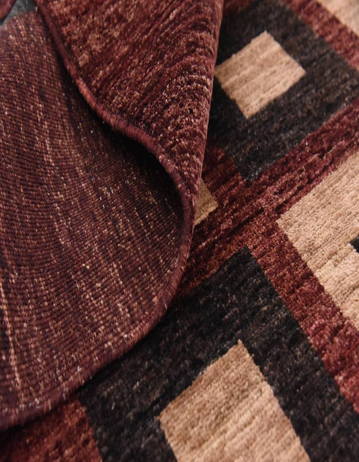 Detail image of  6' 9 x 9' 10  Hand Knotted Modern Ziegler Oriental Rug