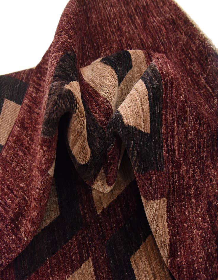 Detail image of  6' 9 x 9' 10  Hand Knotted Modern Ziegler Oriental Rug