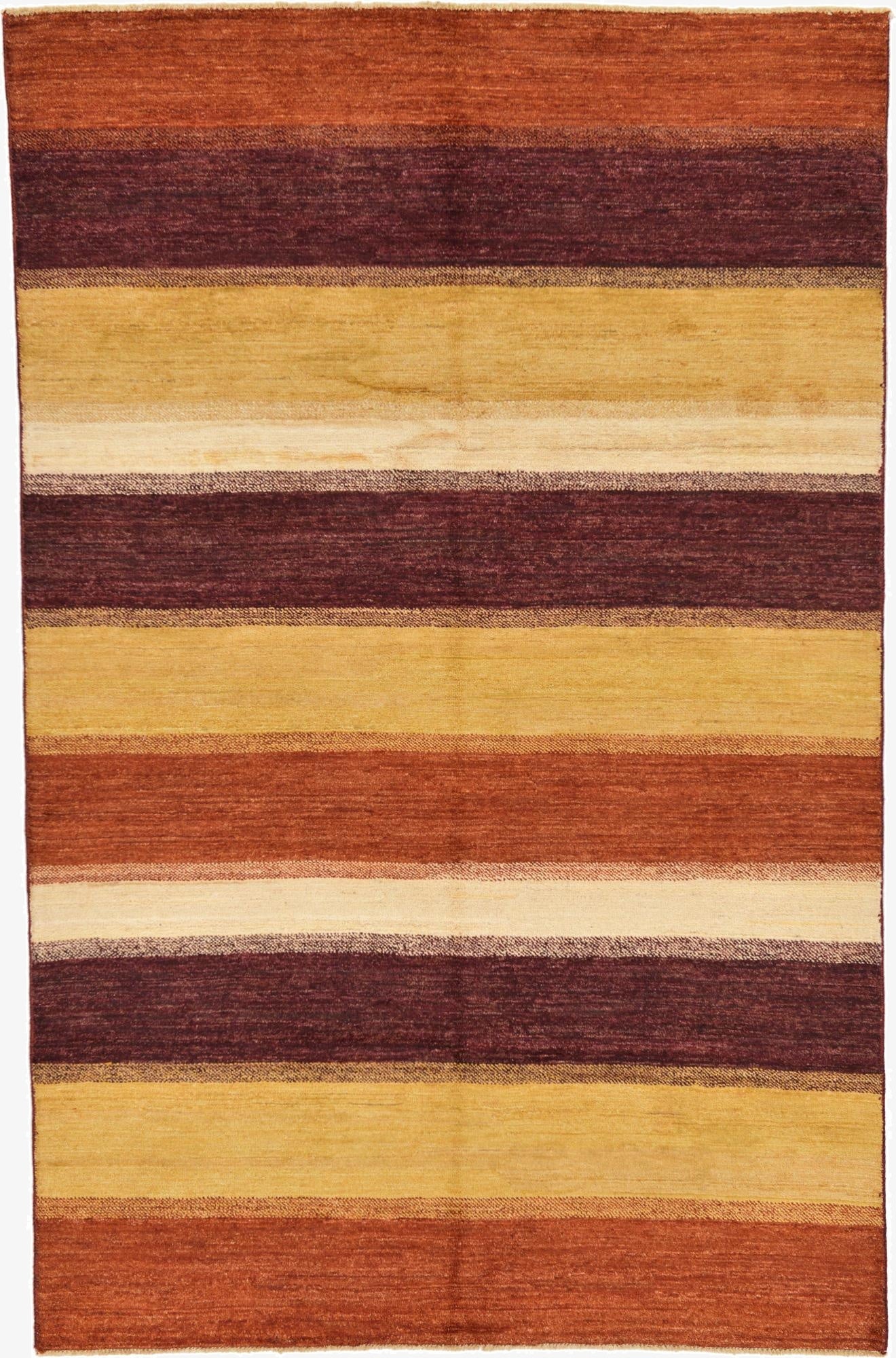  5' 6 x 8' 7  Hand Knotted Modern Ziegler Rug