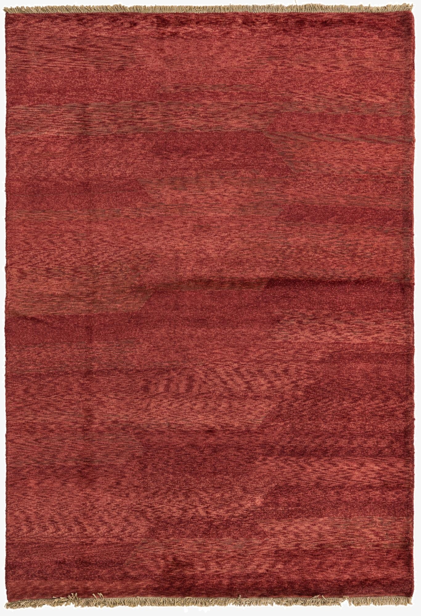  4' 8 x 6' 9  Hand Knotted Modern Ziegler Rug