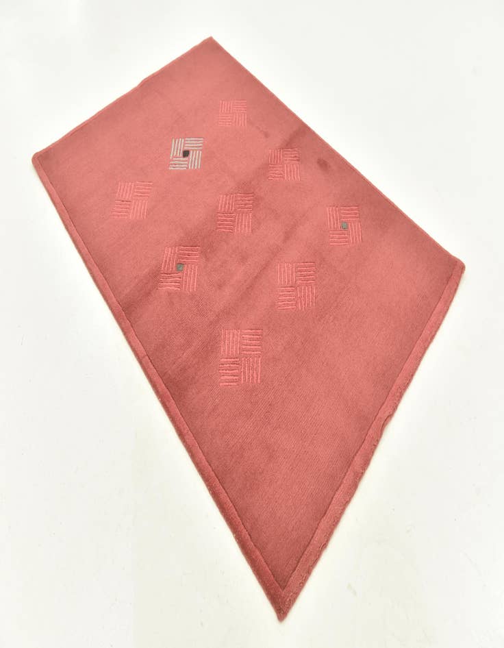 Detail image of  4' x 6'  Hand Knotted Nepal Wool Rug