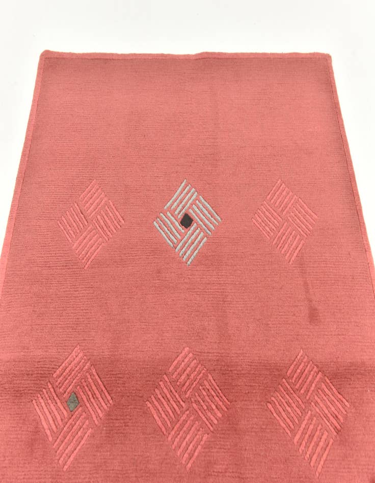 Detail image of  4' x 6'  Hand Knotted Nepal Wool Rug